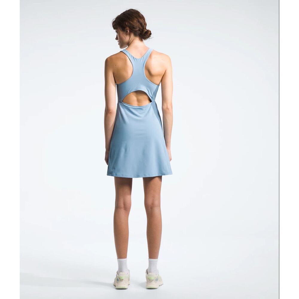 North Face Women’s‎ Arque Hike Dress Steel Blue Size Large Lined with Shorts NWT - Picture 2 of 14